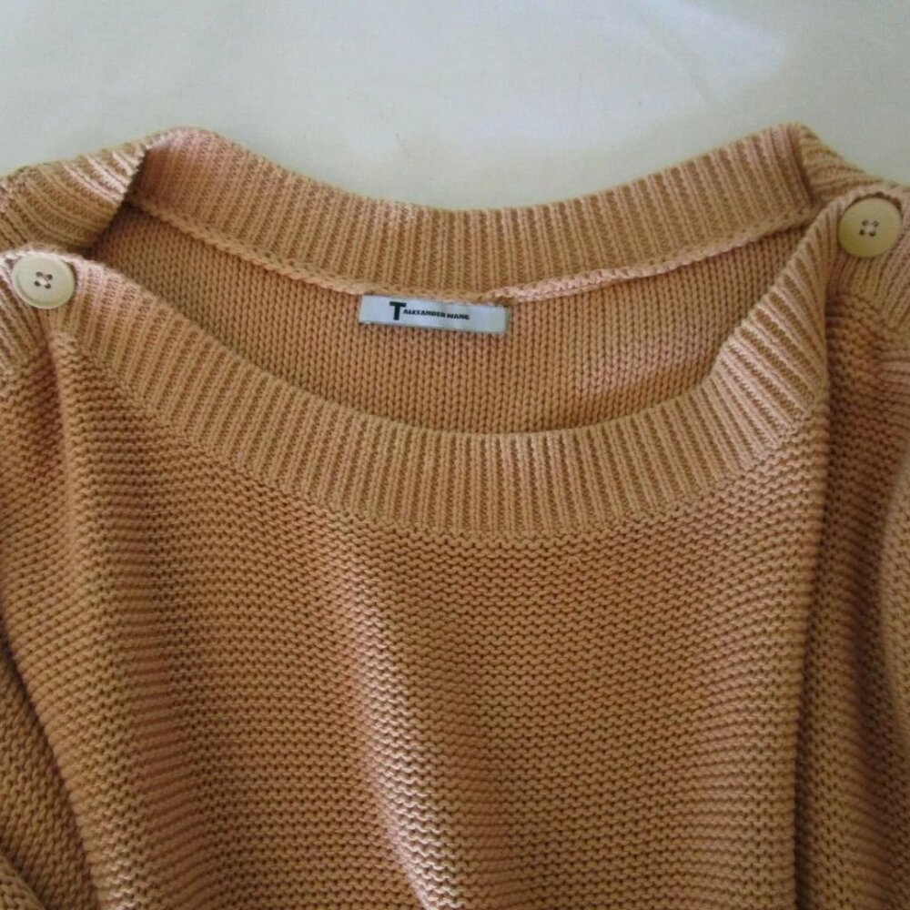 T By Alexander Wang Rust Sweater - Size Small (Lo… - image 8
